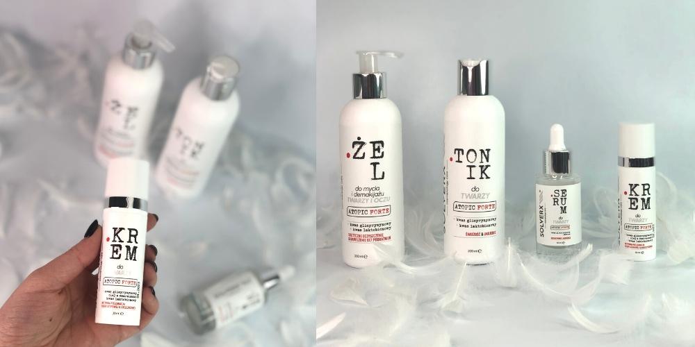 Zestaw kosmetyków skóra atopowa, AZS, łuszczyca Solverx Atopic Forte Home Set - sklep online kosme.pl
