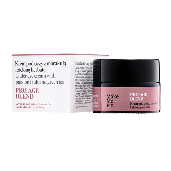 Krem pod oczy z marakują i zieloną herbatą - Make Me Bio - Pro-Age Blend - 15 ml