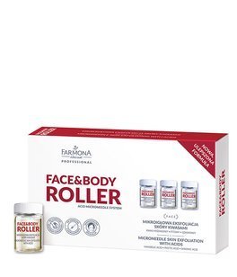 Mikroigłowa eksfoliacja skóry kwasami Farmona FACE & BODY ROLLER 5x5ml