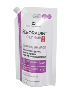 Szampon do włosów przetłuszczających się i skłonnych do wypadania Seboradin Oily Hair 400 ml refill