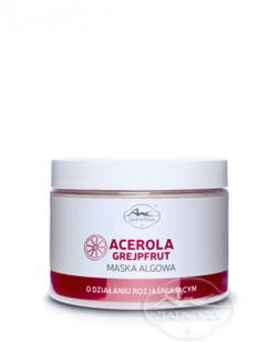Rozjaśniająca maska algowa Jadwiga Acerola i Grejpfrut 500 ml