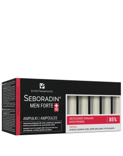 Ampułki przeciw wypadaniu włosów dla mężczyzn Seboradin Men Forte 14 x 5,5 ml