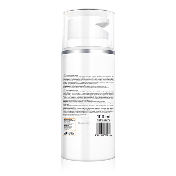 Energetyzujący krem do twarzy z witaminą C i adenozyną - Apis Adeno-C Flash Glow - 100 ml