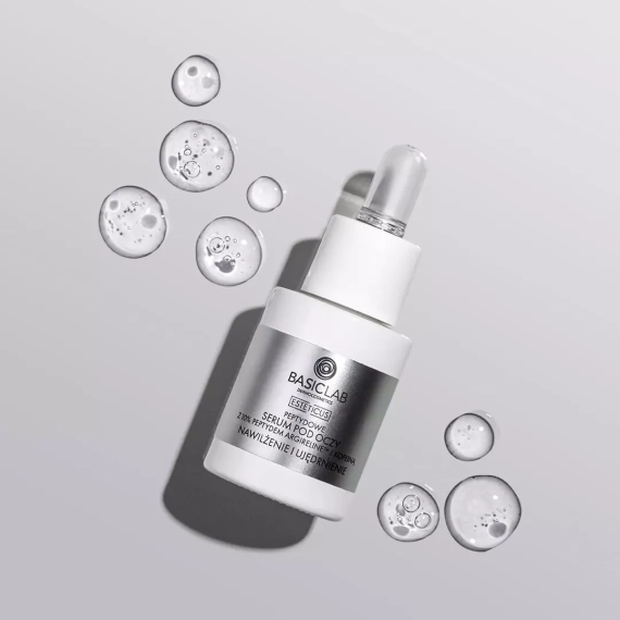 Serum peptydowe pod oczy z argireliną 10% - BasicLab - 15 ml