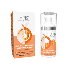 Serum rozświetlające - Apis Peachy Skin Illuminating - 15 ml