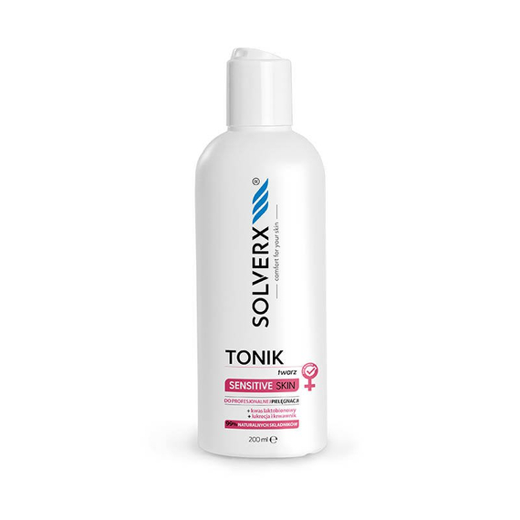 Tonik do skóry wrażliwej dla kobiet Solverx Sensitive Skin 200 ml