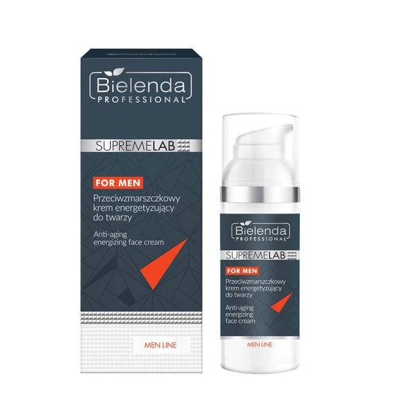 Przeciwzmarszczkowy krem energetyzujący do twarzy Bielenda Supremelab Men Line 50 ml