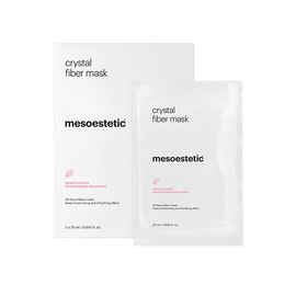 Mesoestetic Post Peel Crystal Fiber Mask - żelowa maska w płacie (5 x 25 ml)