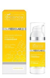 Intensywnie odżywczy krem na noc z ceramidami Bielenda Supremelab Barrier Renew 50 ml