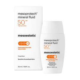 Mineralny fluid SPF 50 - Mesoestetic - Mesoprotech Mineral Fluid - 50 ml