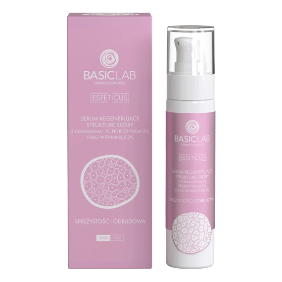 Serum regenerujące strukturę skóry z ceramiadami 1% - BasicLab - 50 ml