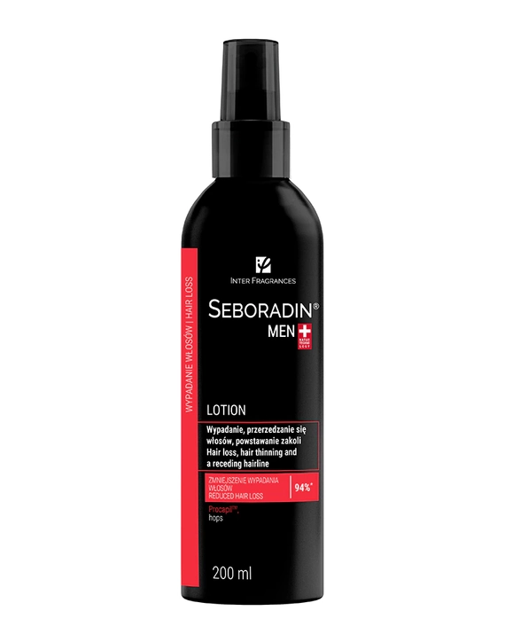 Lotion przeciw wypadaniu włosów dla mężczyzn Seboradin Men Forte 200 ml