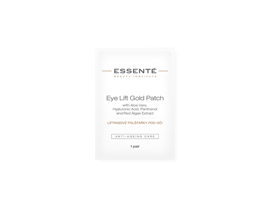 Liftingująco-rozświetlające złote płatki pod oczy Essente Eye Lift Gold Patch - 1 para