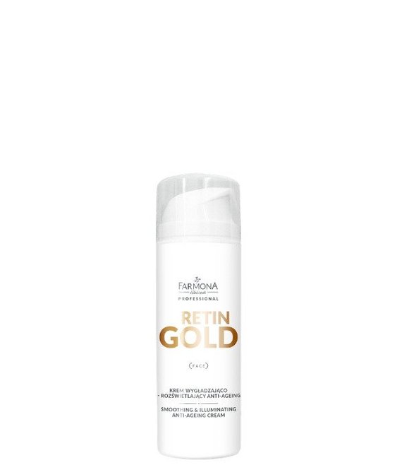 Krem wygładzająco - rozświetlający anti age Farmona Retin Gold 150ml