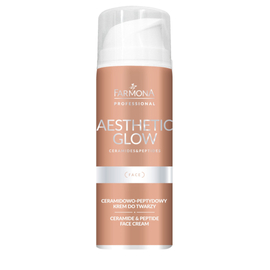 Ceramidowo-peptydowy krem do twarzy - Farmona Aesthetic Glow - 150 ml