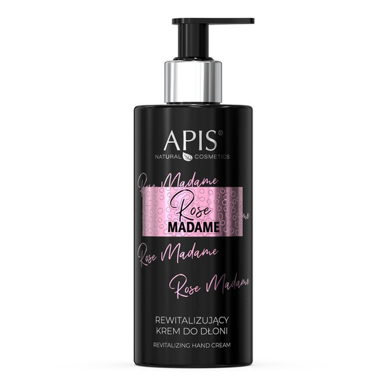 Rewitalizujący krem do dłoni - Apis Rose Madame - 300 ml