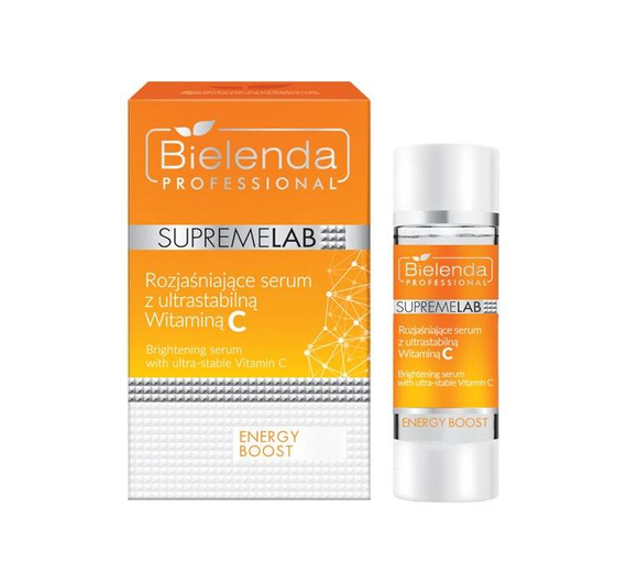 Rozjaśniające serum ze stabilną witaminą C Bielenda Supremelab Energy Boost 15 ml