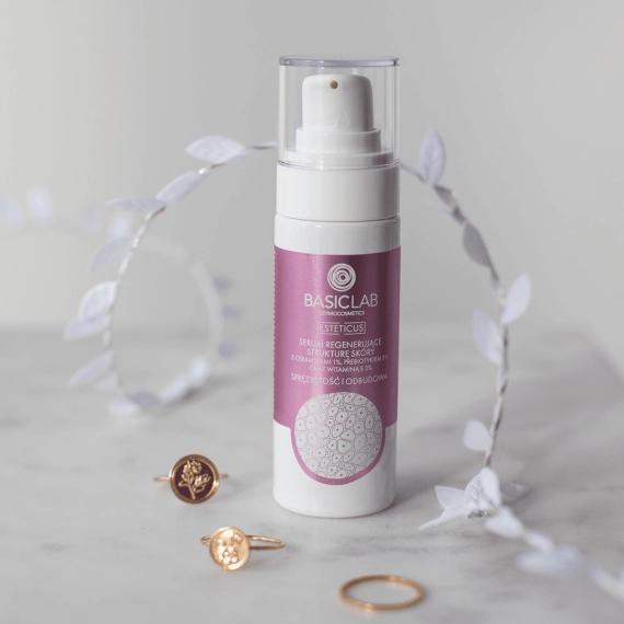 Serum regenerujące strukturę skóry z ceramiadami 1% - BasicLab - 30 ml