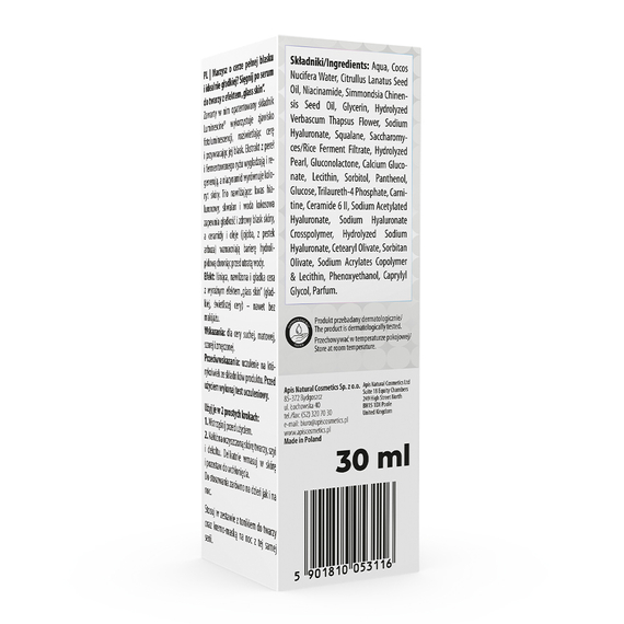 Serum do twarzy z efektem „glass skin” - Apis Crystal Skin - 30 ml