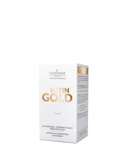 Liftingująco - rozświetlający krem pod oczy Farmona Retin Gold 50ml