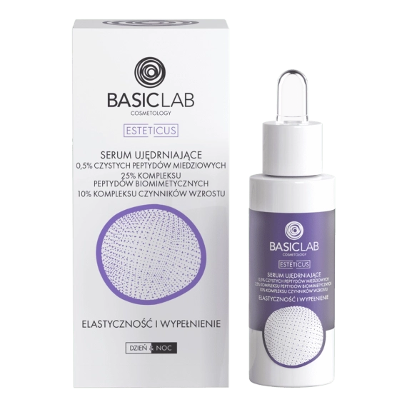 Serum ujędrniające z peptydami miedziowymi - BasicLab - 30 ml
