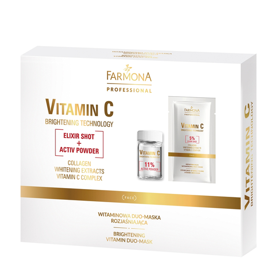 Witaminowa Duo-maska rozjaśniająca - Farmona Vitamin C