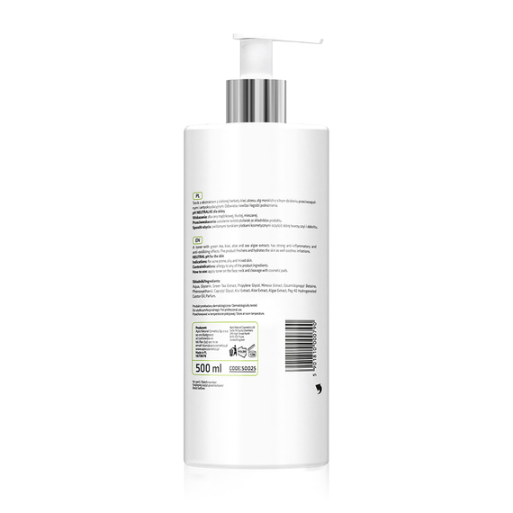 Oczyszczający tonik antybakteryjny z zieloną herbatą - Apis Acne-Stop - 500 ml