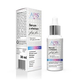 Serum do twarzy z efektem „glass skin” - Apis Crystal Skin - 30 ml