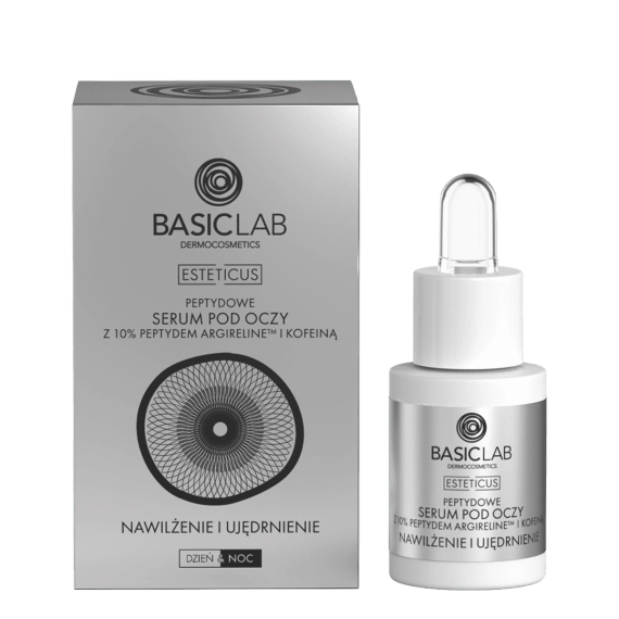 Serum peptydowe pod oczy z argireliną 10% - BasicLab - 15 ml