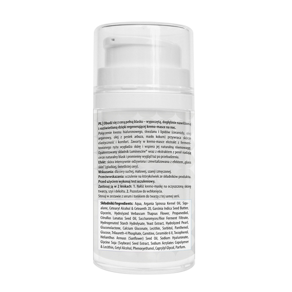 Kremo-maska na noc z efektem „glass skin” - Apis Crystal Skin - 50 ml