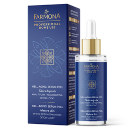 Przeciwstarzeniowe serum z kwasami - Farmona Home Use - 30 ml