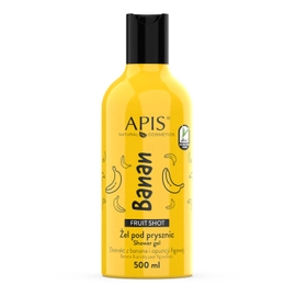 Bananowy żel pod prysznic - Apis Fruit Shot - 500 ml