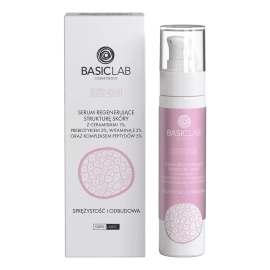 Serum regenerujące strukturę skóry z ceramiadami 1% i kompleksem peptydów 5% - BasicLab - 50 ml