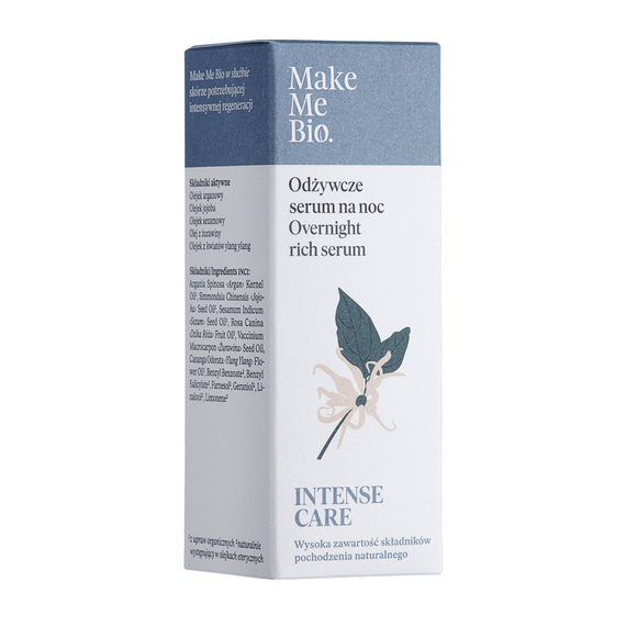 Odżywcze serum na noc - Make Me Bio - Intense Care - 15 ml