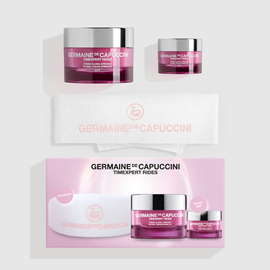 Zestaw Germaine de Capuccini - Timexpert Rides - Global Cream Wrinkles - SOFT - 50 ml + 15 ml + opaska na głowę