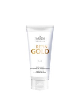 Złota maska ujędrniająco - rozświetlająca Farmona Professional Retin Gold 200 ml