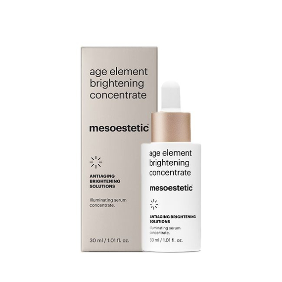 Skoncentrowane serum rozświetlające o działaniu antyoksydacyjnym - Mesoestetic Age Element Brightening Concentrate - 30 ml