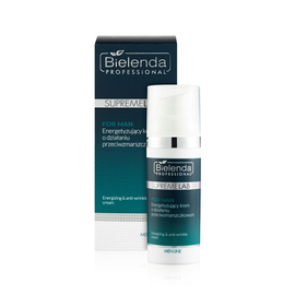 Energetyzujący krem o działaniu przeciwzmarszczkowym - Bielenda Supremelab Men Line - 50 ml