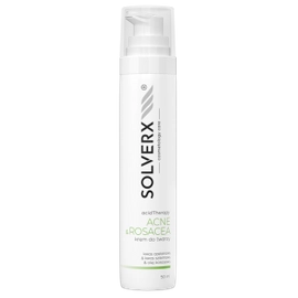 Krem do twarzy z kwasami - SOLVERX Acid Therapy - ACNE & ROSACEA - trądzik pospolity i różowaty - 50 ml