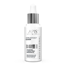 Odmładzający eliksir z platyną i tripeptydem miedziowym - Apis Platinum Gloss - 30 ml