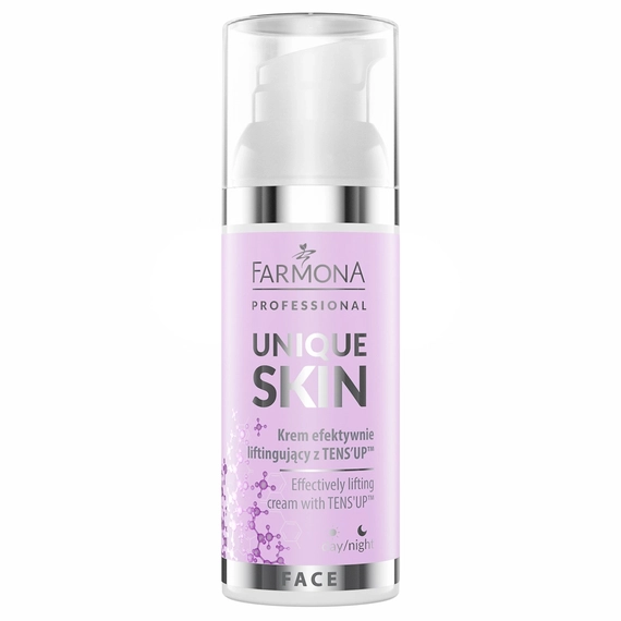 Krem efektywnie liftingujący z TensUp - Farmona Unique Skin - 50ml