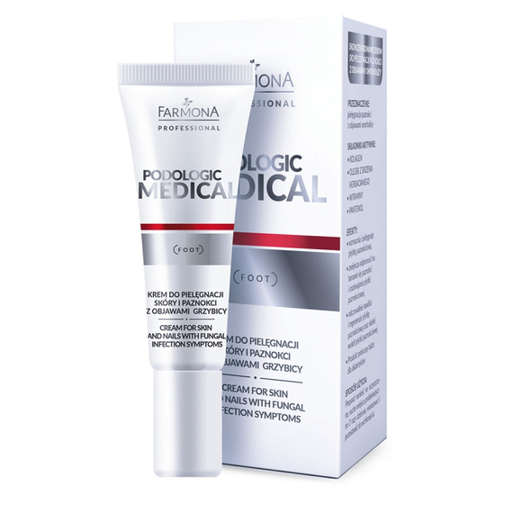 Krem do pielęgnacji skóry i paznokci z objawami grzybicy - Farmona Podologic Medical - 15 ml