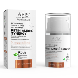 Kremo-maska na noc z retinolem i kwasem bursztynowym - Apis Retin-Ambre Synergy - 50 ml