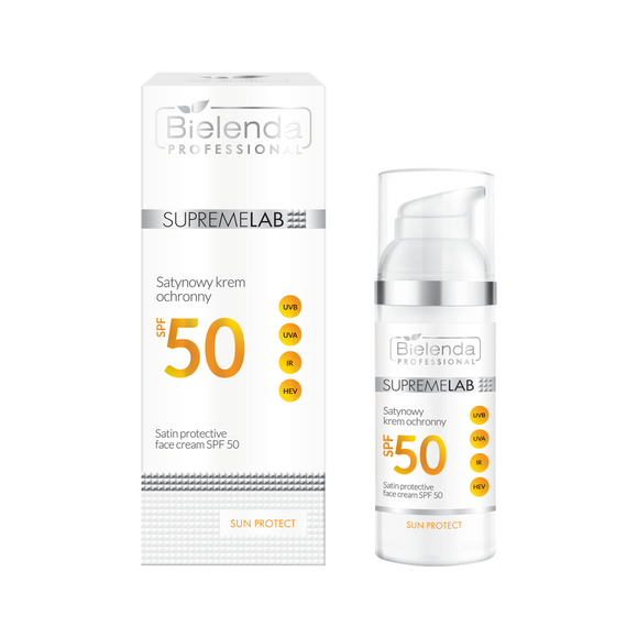 Satynowy krem ochronny SPF 50 Bielenda Supremelab Sun Protect 50 ml