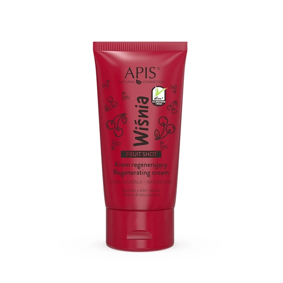 Wiśniowy krem regenerujący - Apis Fruit Shot - 50 ml