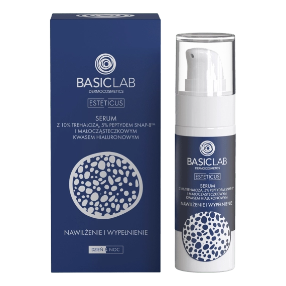 Serum z trehalozą 10% i 5% peptydem - BasicLab - 30 ml