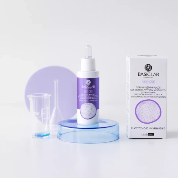 Serum ujędrniające z peptydami miedziowymi - BasicLab - 30 ml
