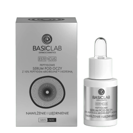 Serum peptydowe pod oczy z argireliną 10% - BasicLab - 15 ml
