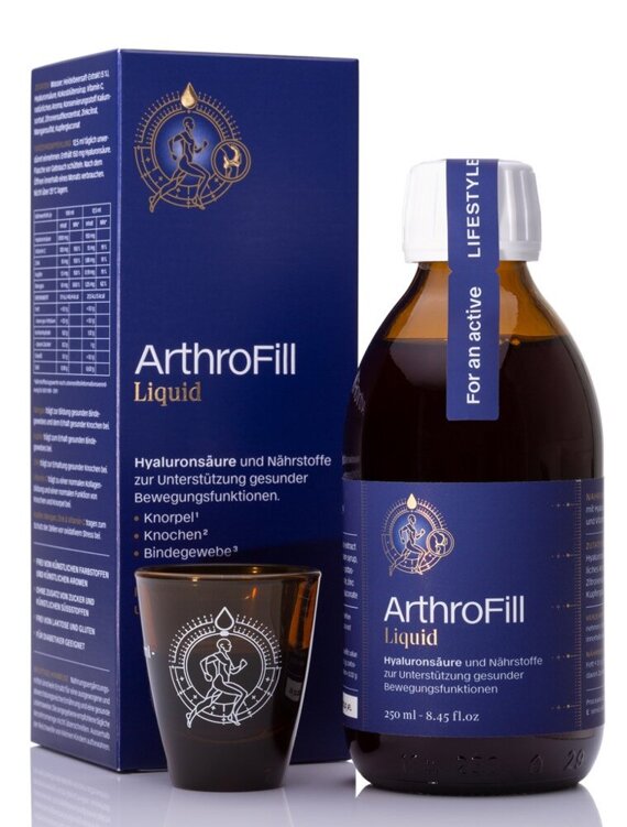 ArthroFill Liquid - Suplement diety odżywiający chrząstki, tkankę łączną i maź stawową - 250 ml