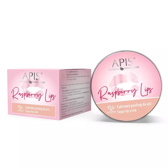 Cukrowy peeling do ust - Apis Raspberry Lips - 10 ml